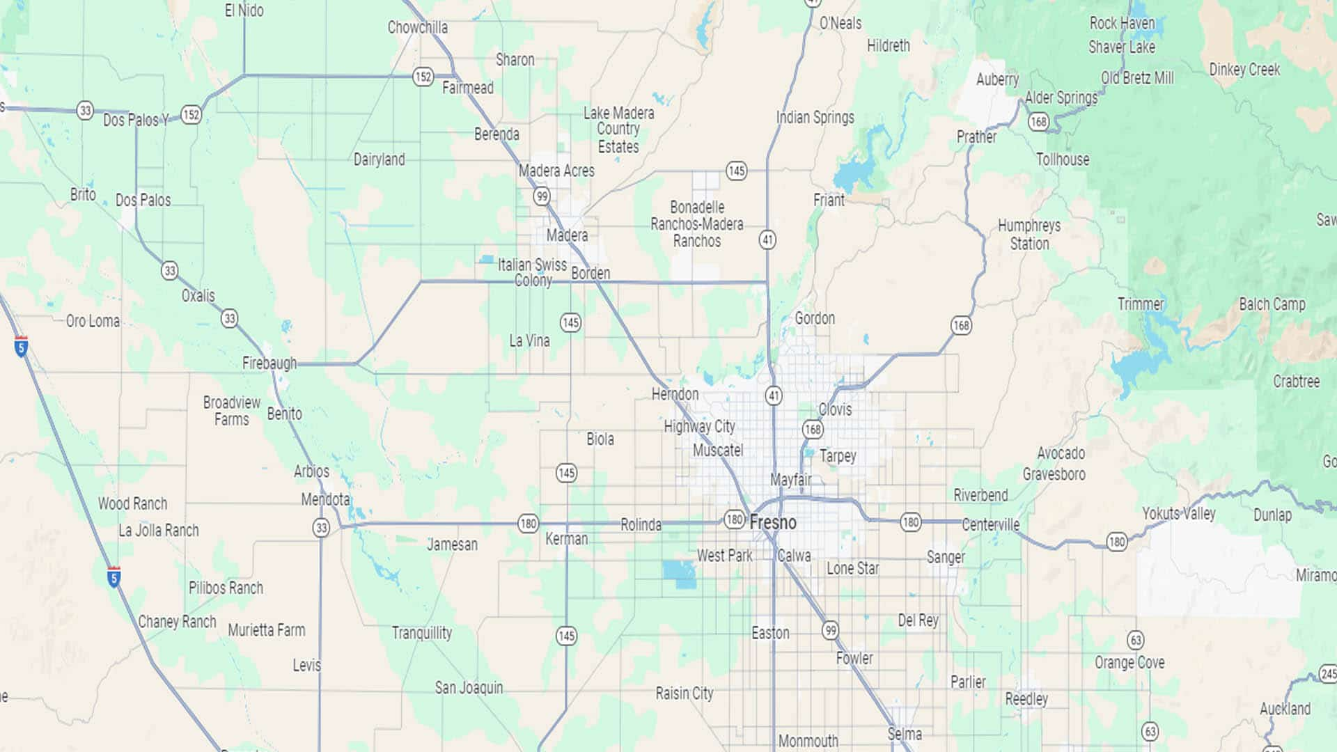 Service Area Map